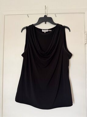 Calvin Klein Black Scoop Neck Top
